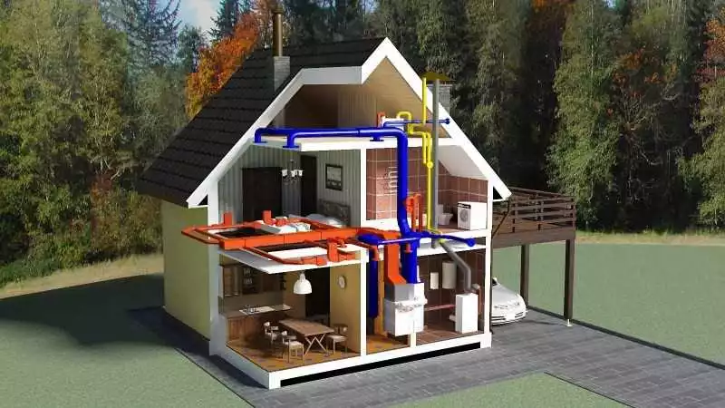 Идеальное отопление для коттеджа